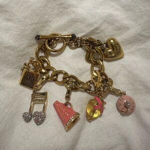 Vintage juicy couture charm bracelet (authentic)